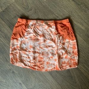 RAGA Tie Dye Orange Skirt